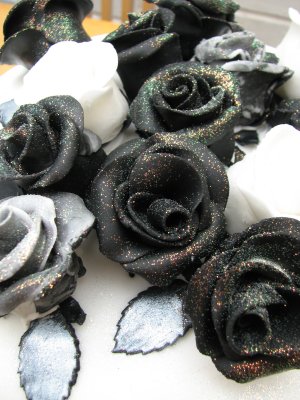 Black and white cake 2