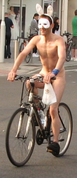 Naked cyclists la