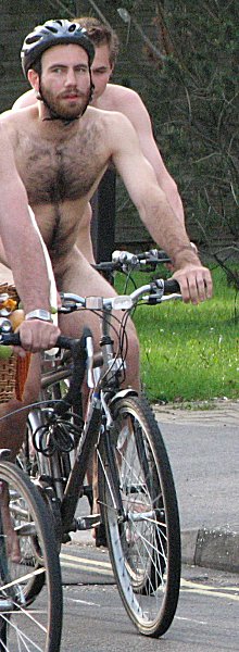 Naked cyclist i