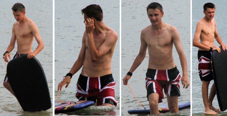 k Lyme Regis surfer boy