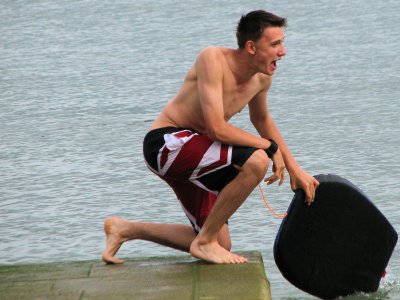 l Lyme Regis Surfer boy