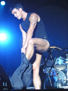Robbie Williams naked