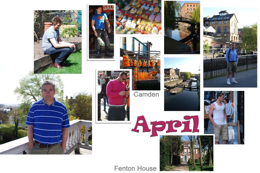 Collage April London