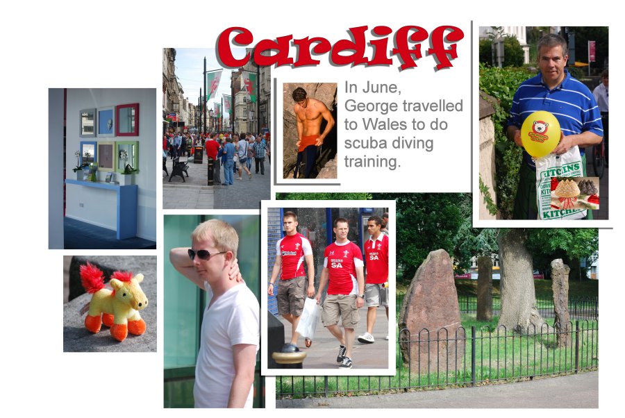 Collage June Cardiff a